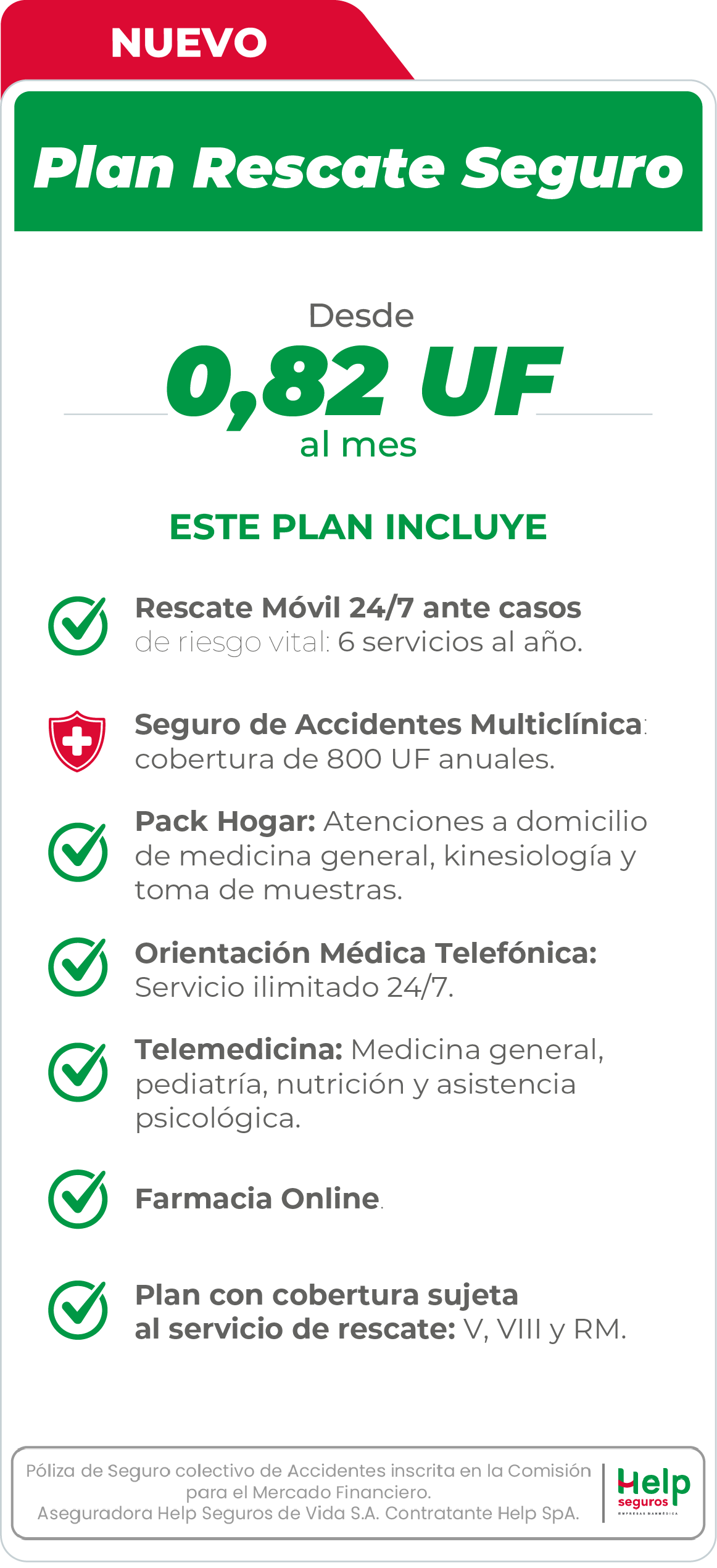 Plan Rescate Seguro – Help | Rescate Médico